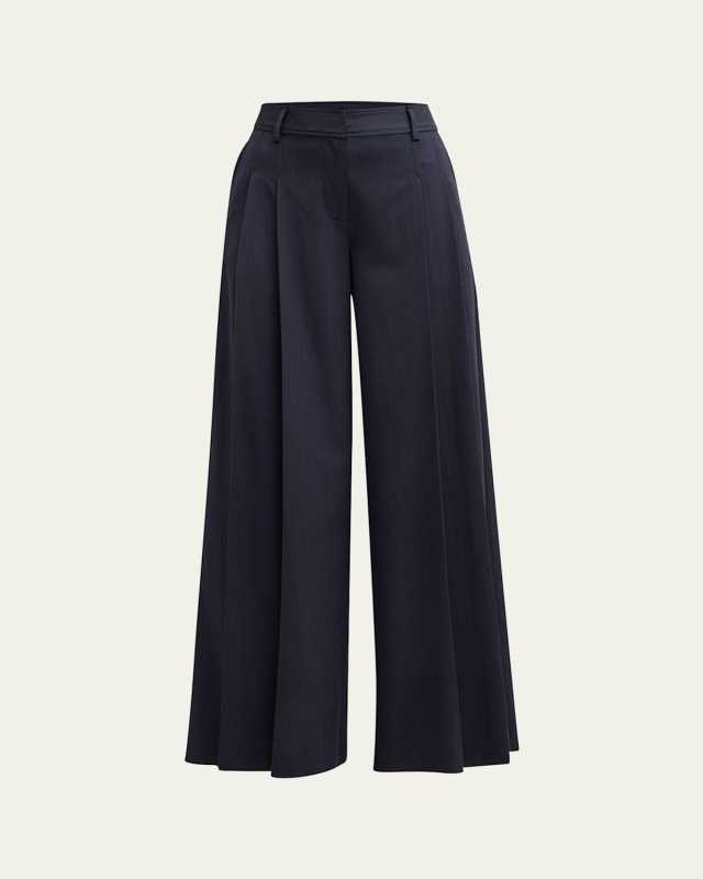 New Didi Wool-Blend Wide-Leg Pants